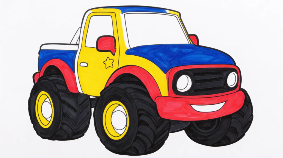 Kids colouring in