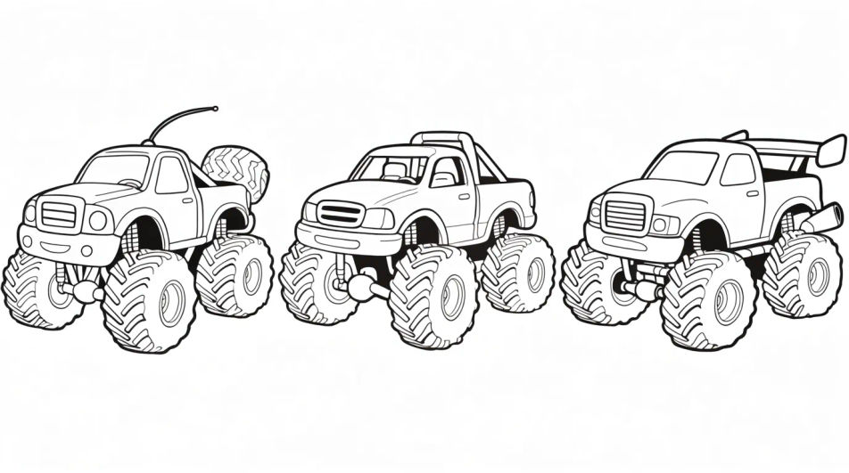 Matching truck set