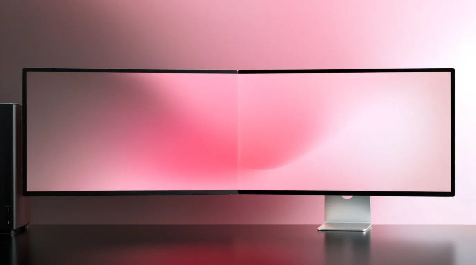 Dual-monitor spread
