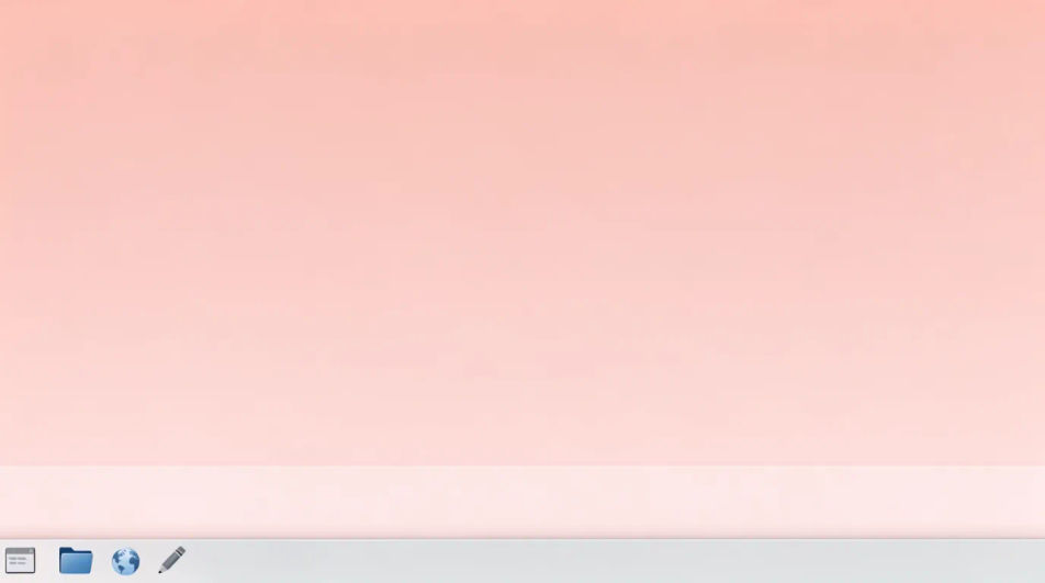 Clean-taskbar layout