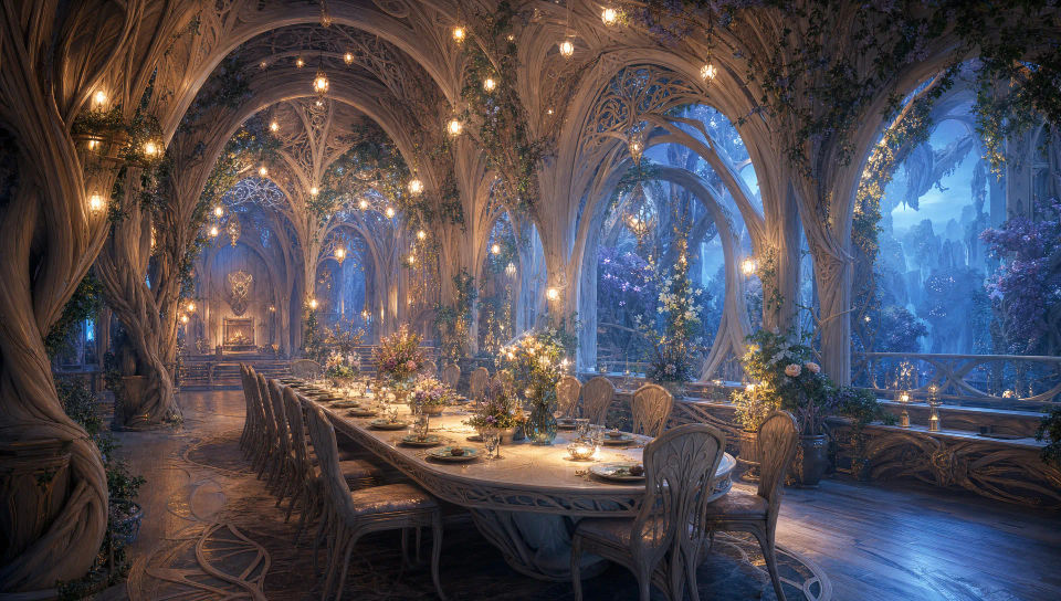 A grand elven hall