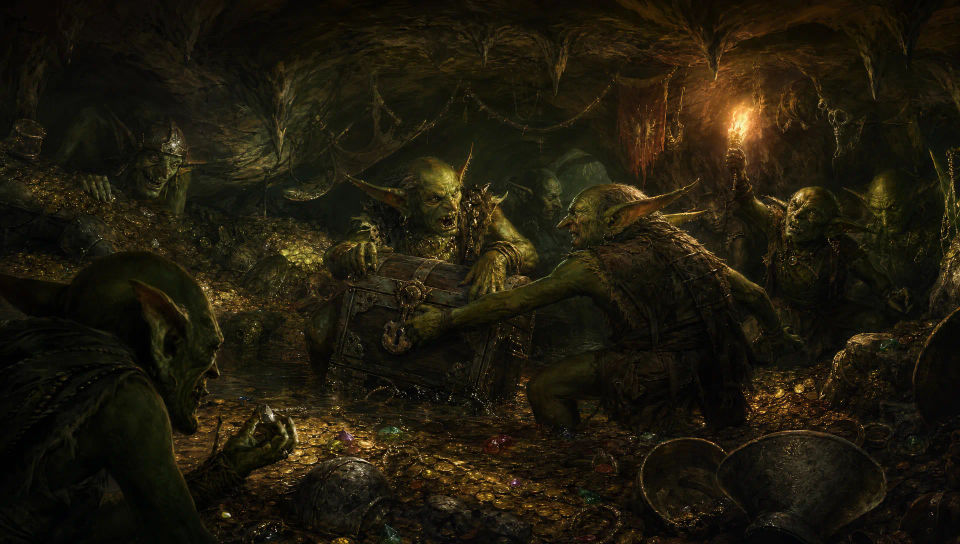 A treasure-hoard cave