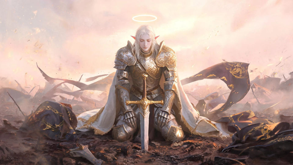 A vigil on a battlefield dawn