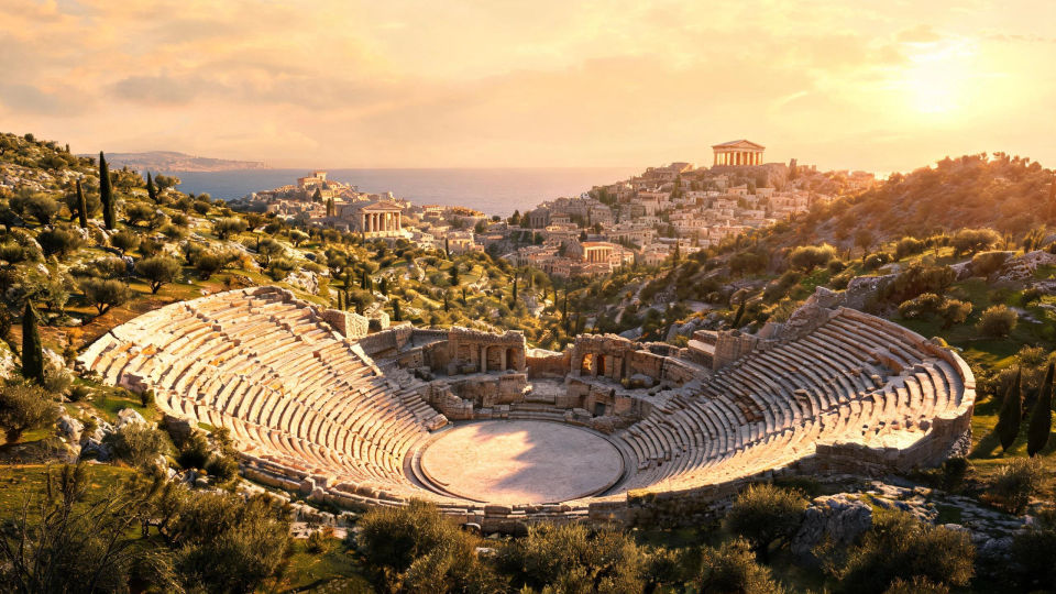 The theatre above the hills