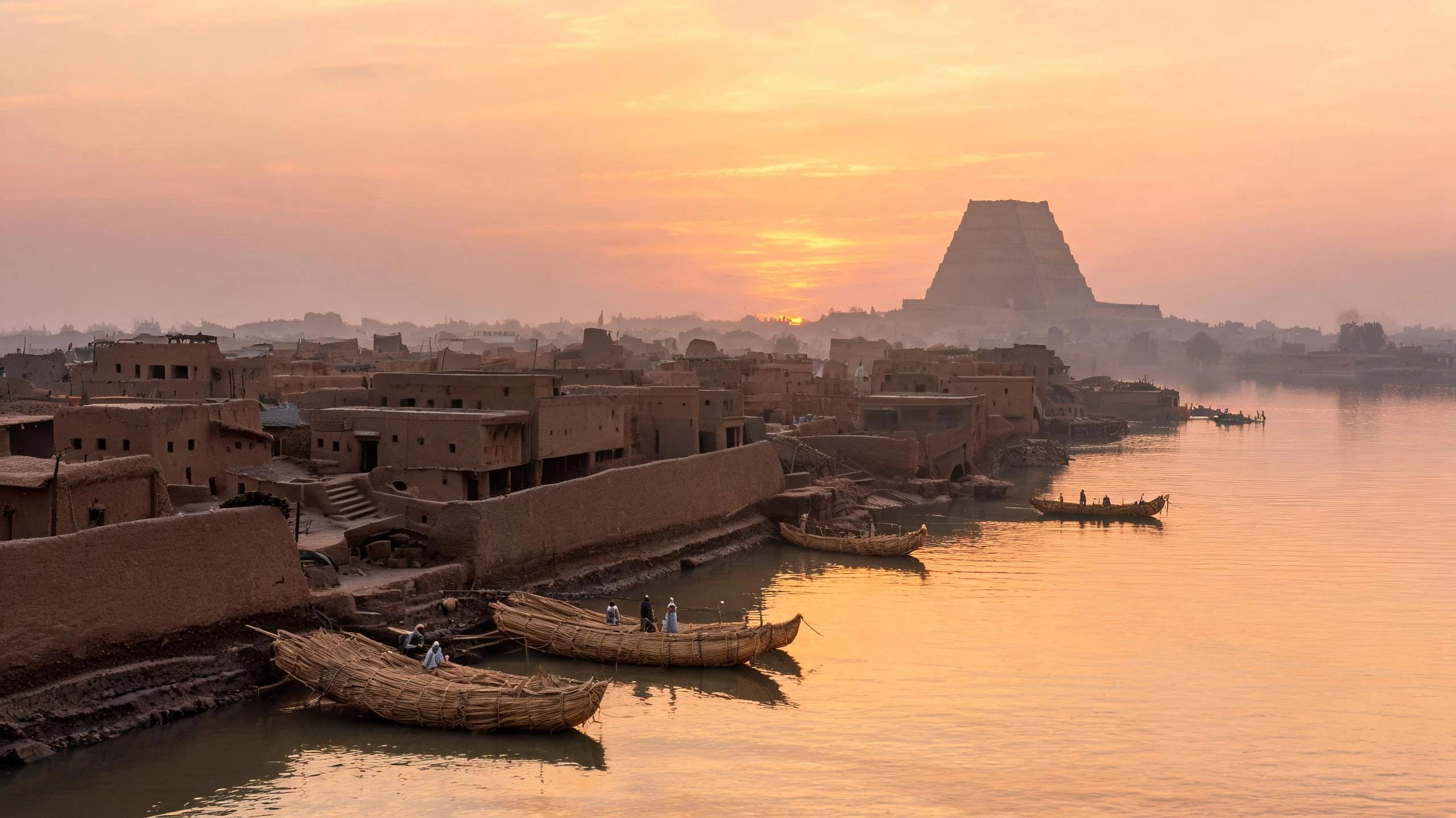 The Euphrates at dusk