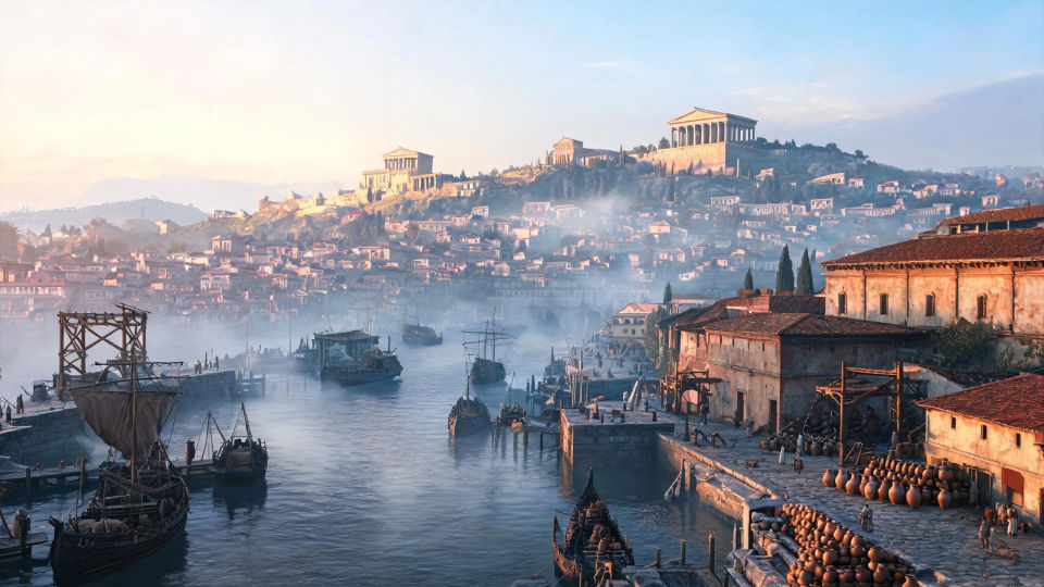The harbour at dawn