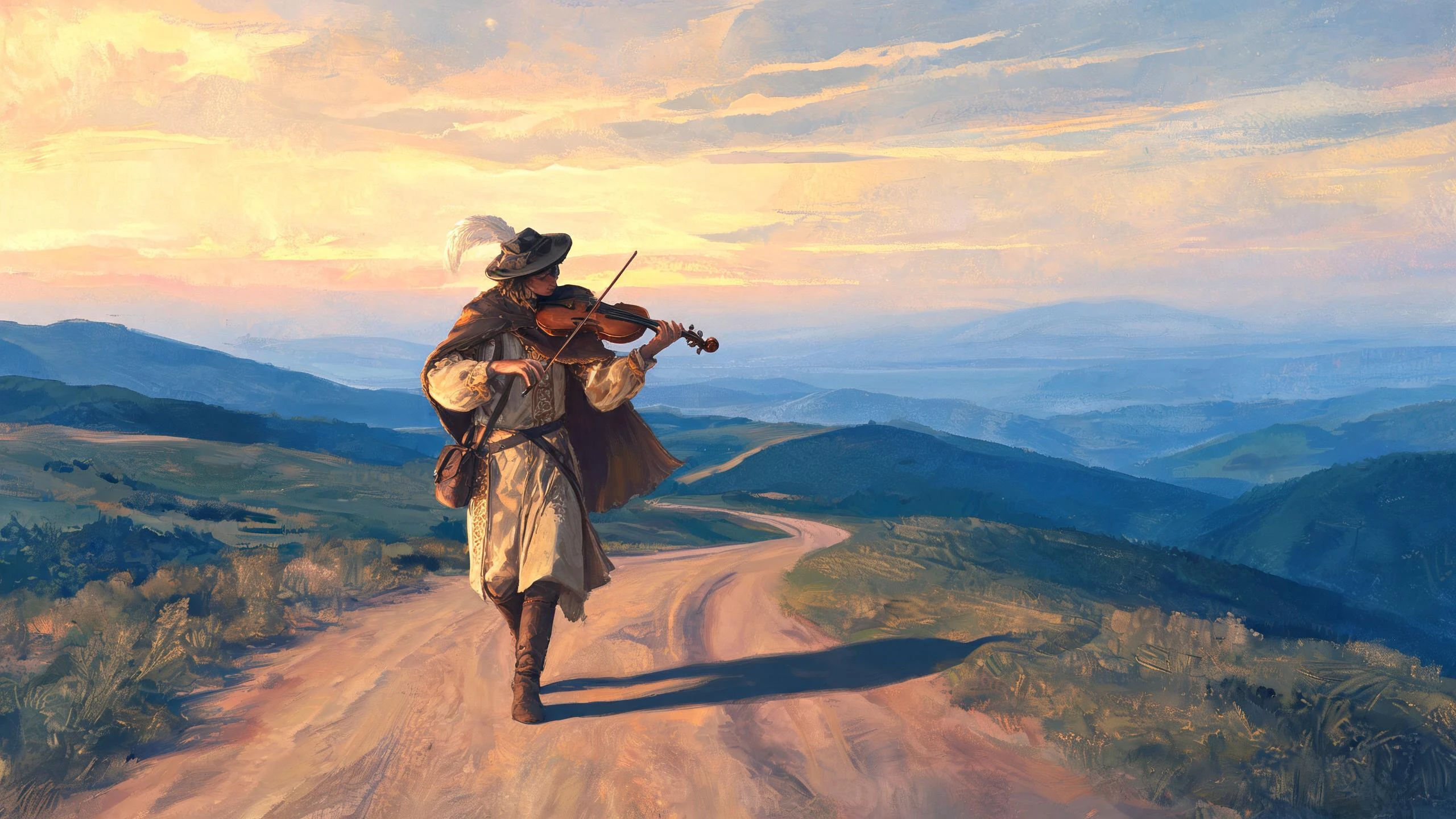 A ballad on the open road