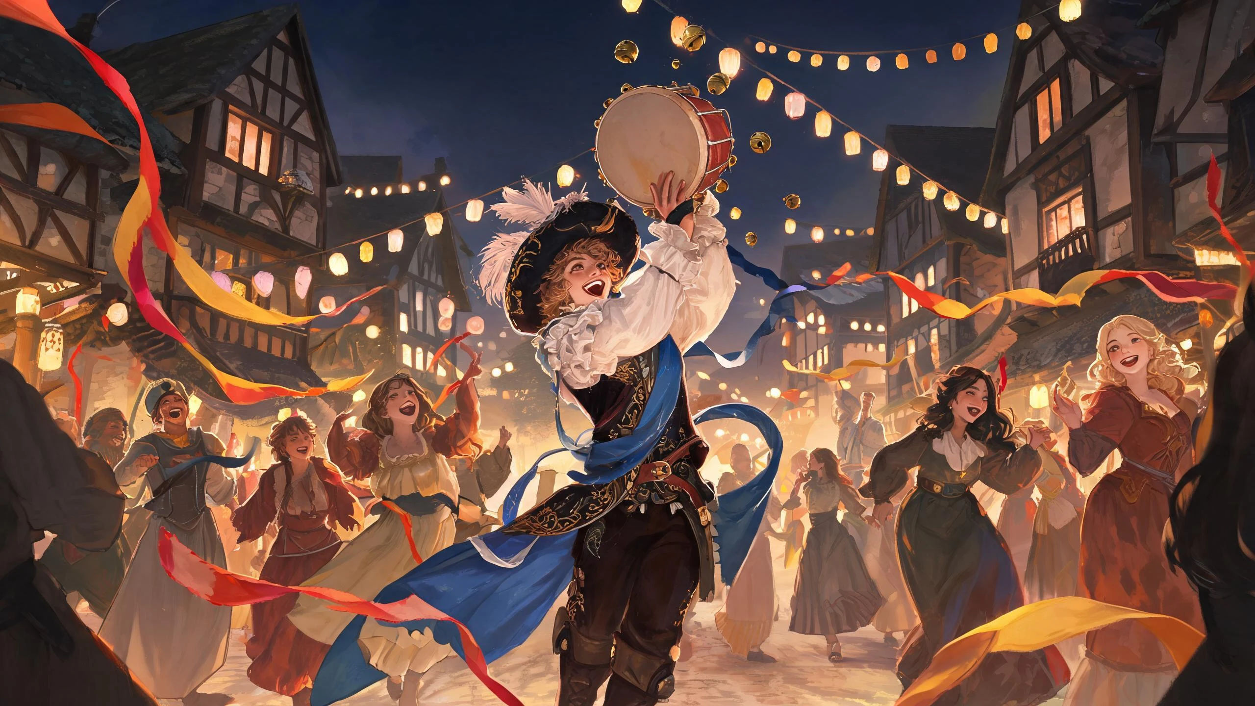 A festival in the square