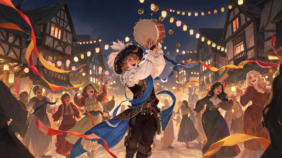 A festival in the square