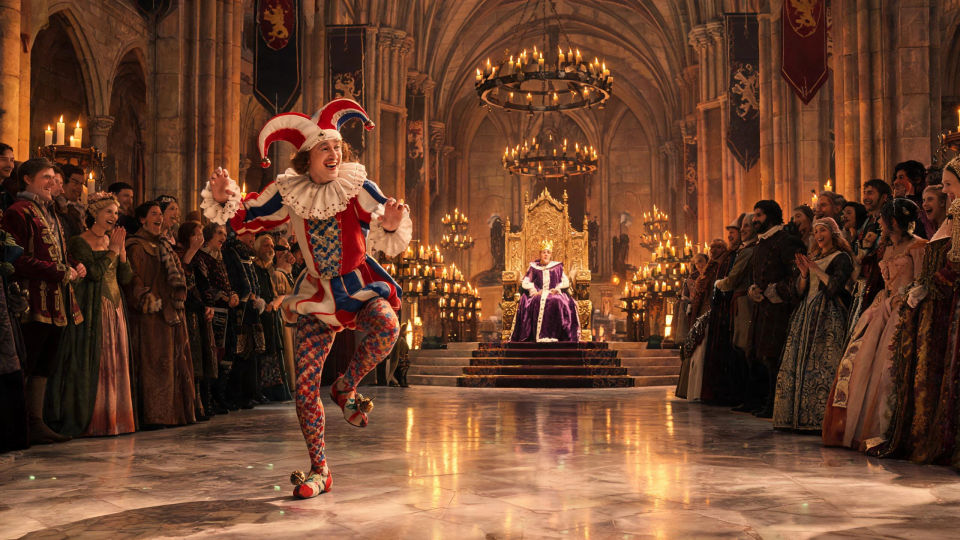 A jester before the throne