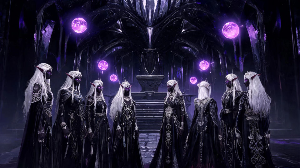 A drow noble court