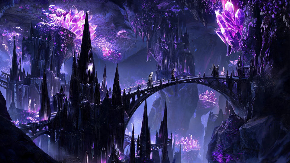 An underground drow city