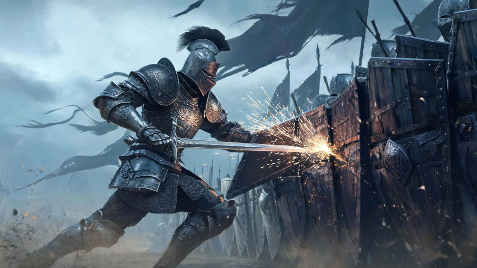 A clash on the front line