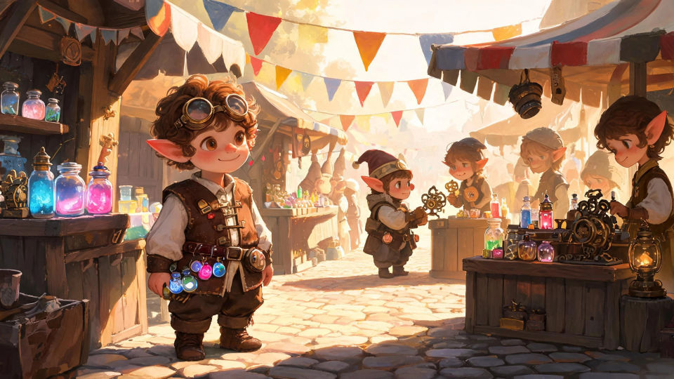 A gnome market fair