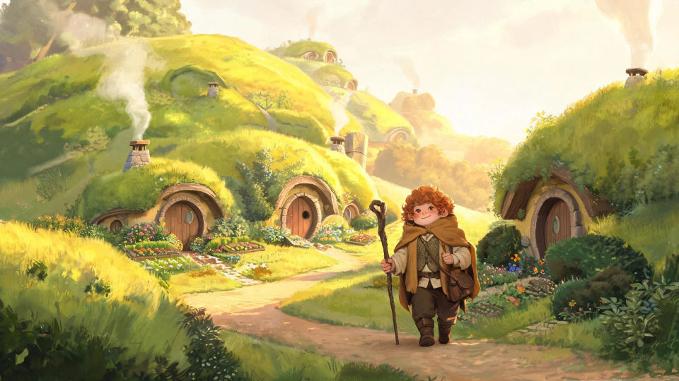 A rolling green shire