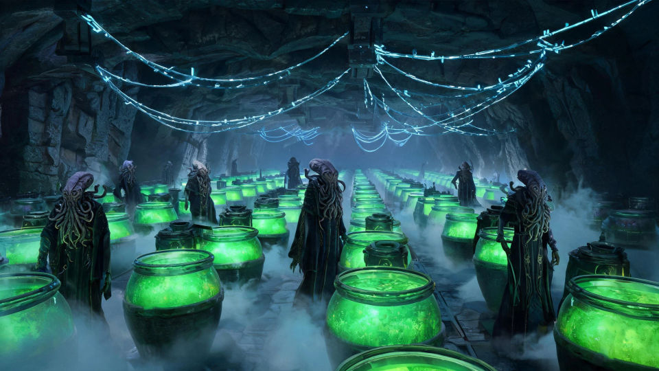 A spawning vault deep underground