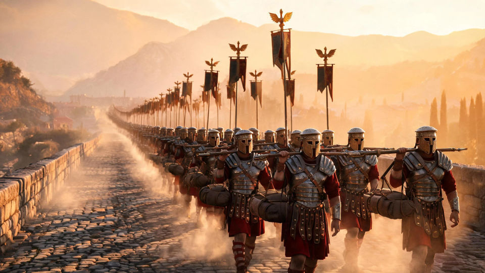 The legion on the march