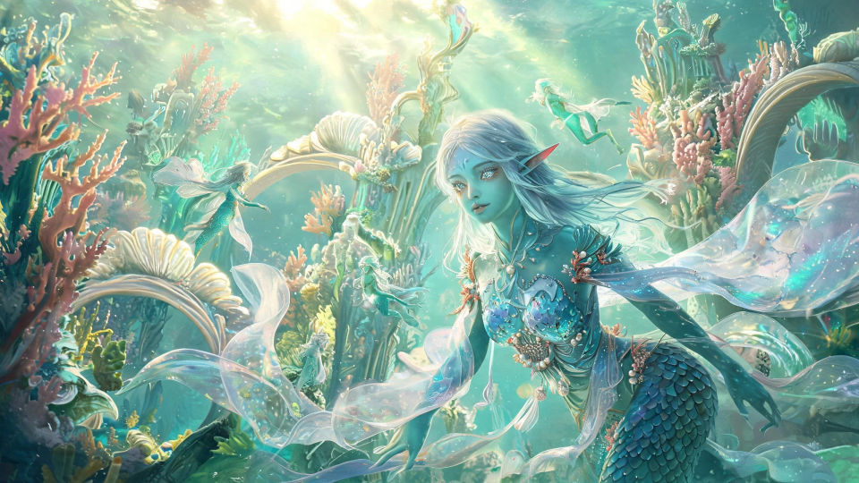 A coral city of the shallows