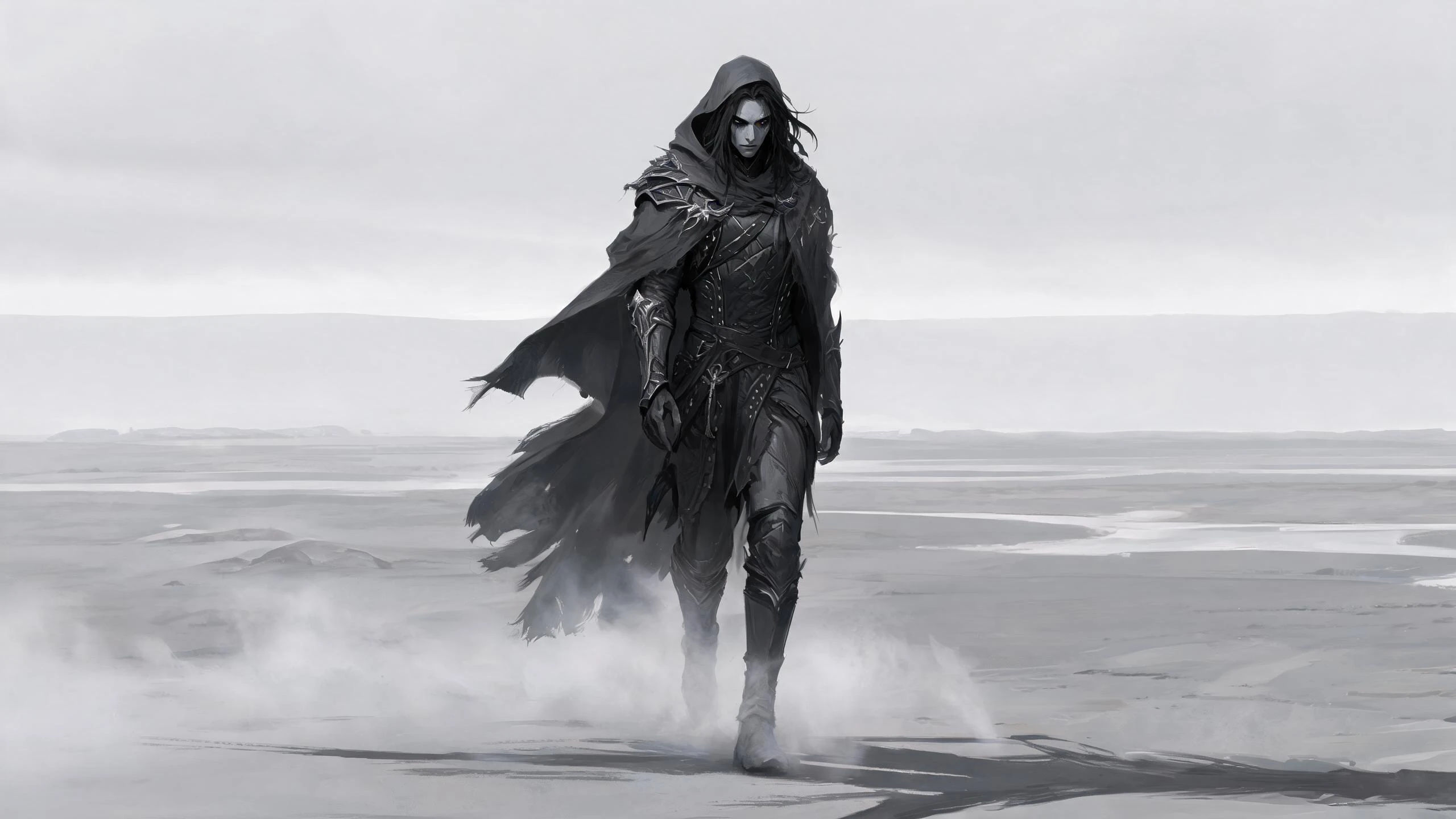 A colorless gloom realm