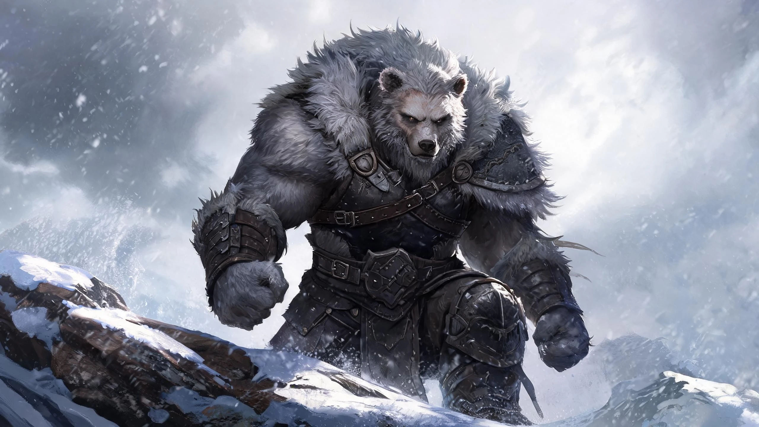 A mountain ridge stand-off