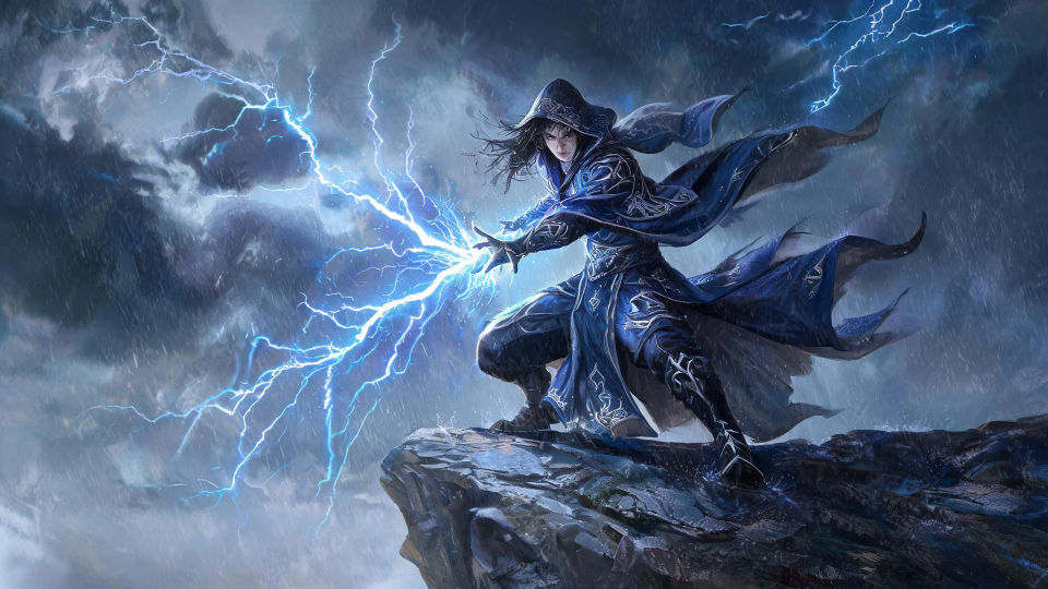 A duel on a storm-lashed cliff
