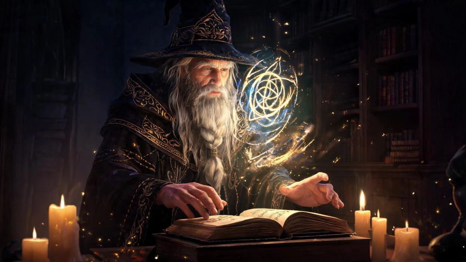 A quiet study of the arcane