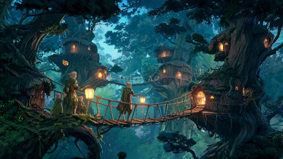 A village woven into the trees