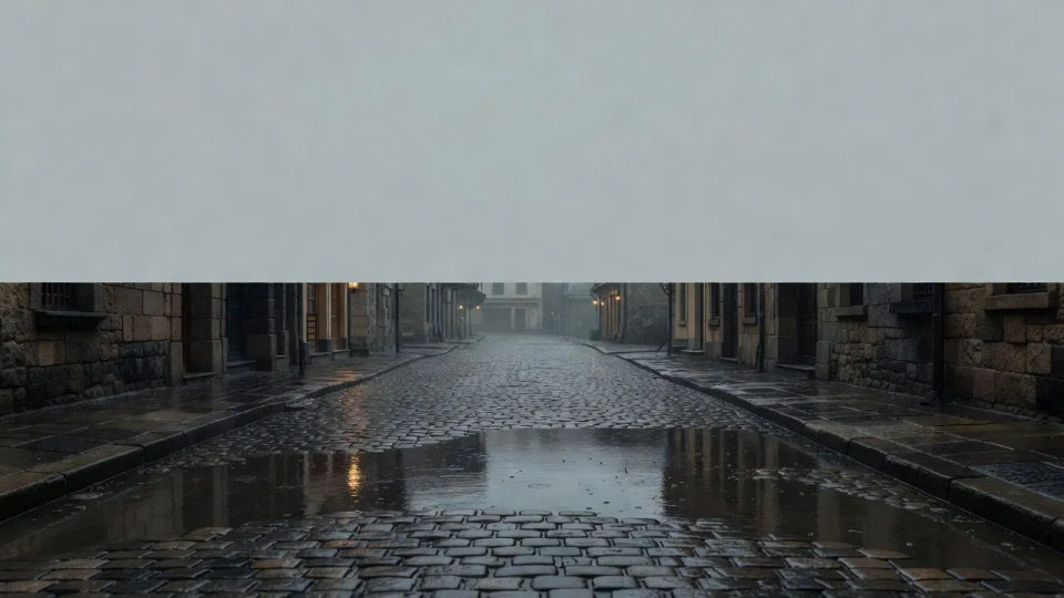 Wide street establishing frame