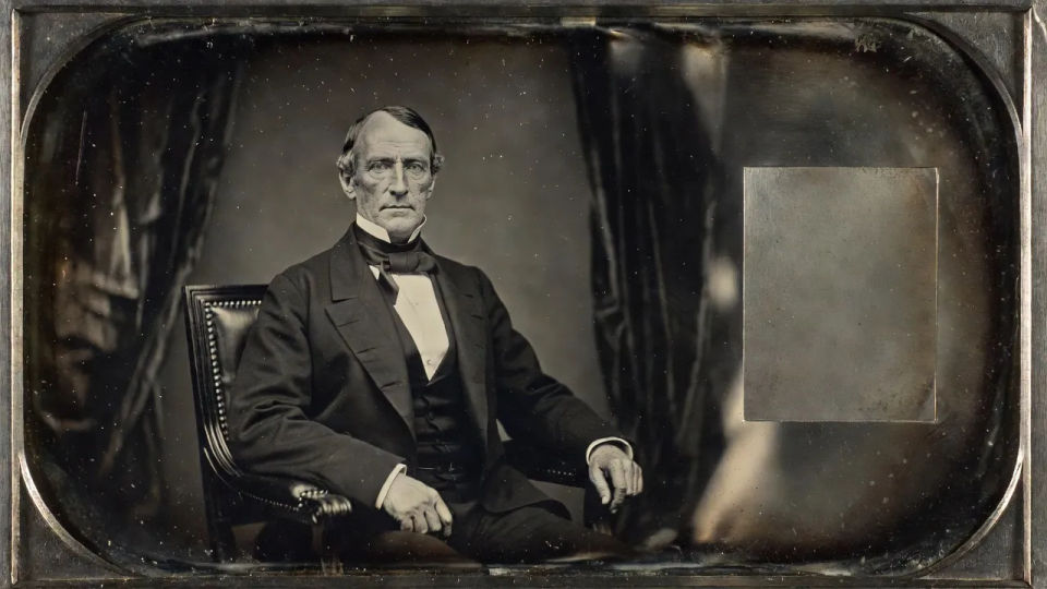 Wide cased-portrait establishing