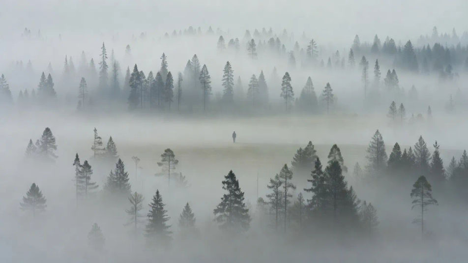 Fading-forest composition