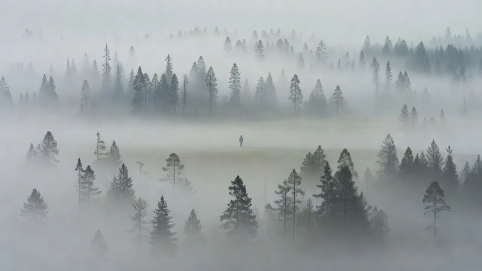 Fading-forest composition