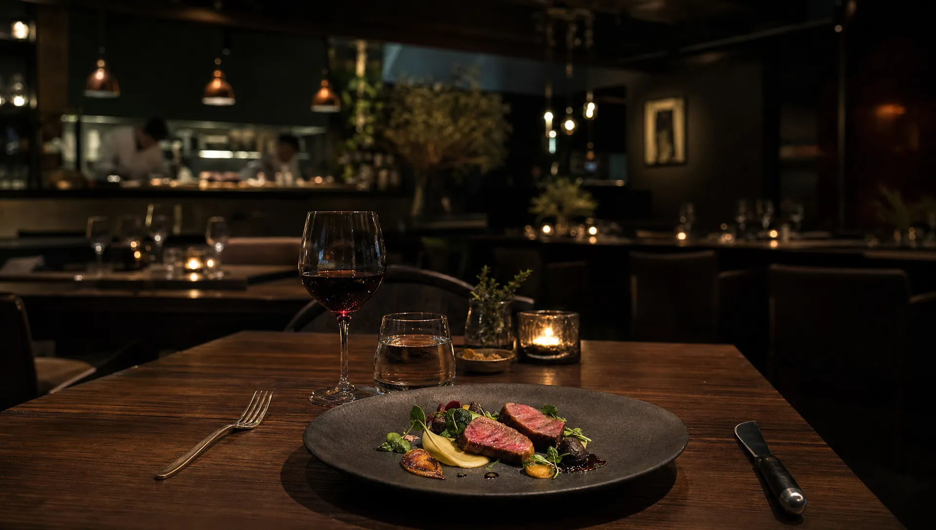 Dining-room establishing shot