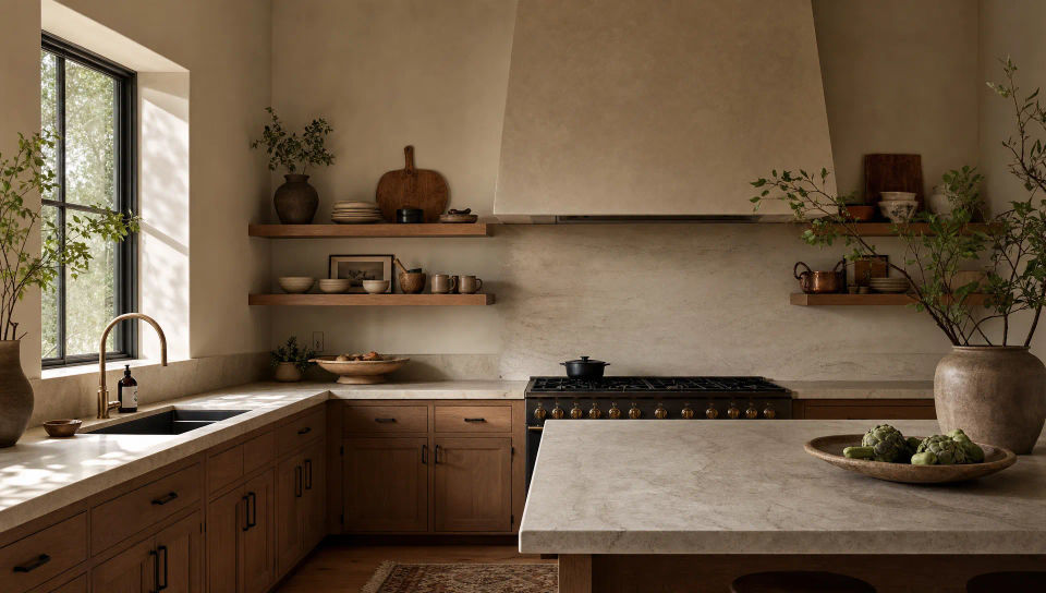 Kitchen establishing shot