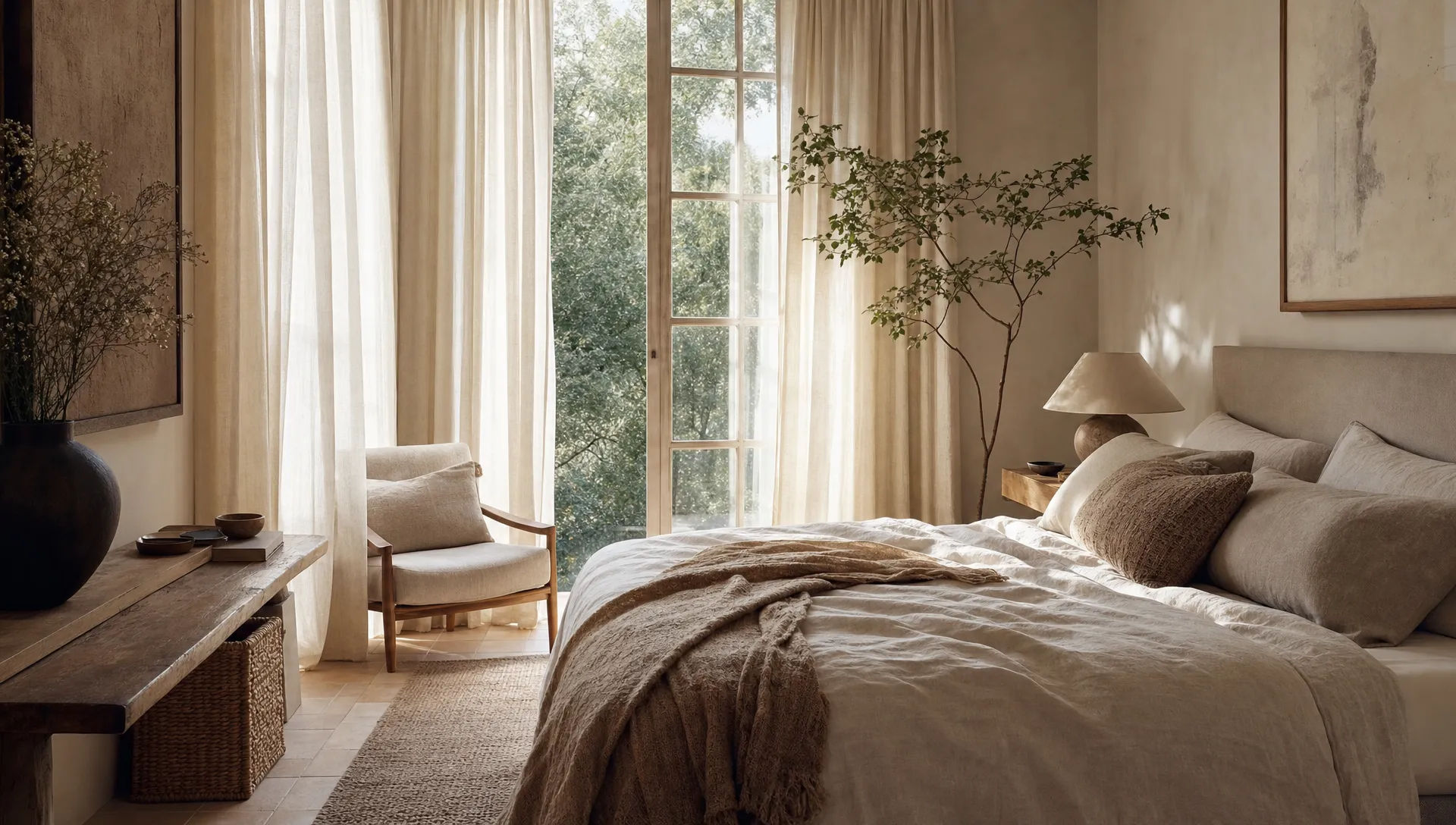 Bedroom mood spread