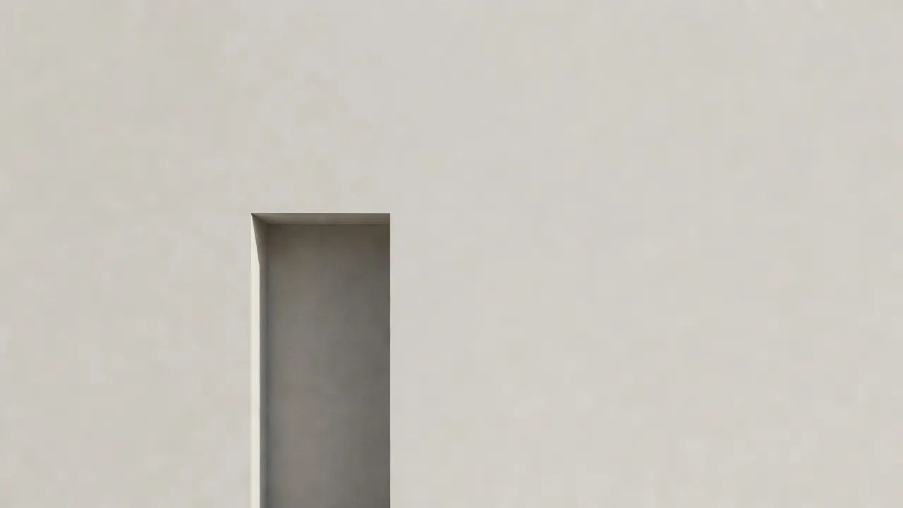抑えた壁の見開き