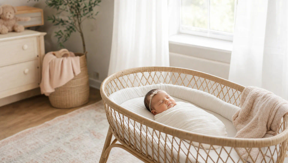 Window-light bassinet spread