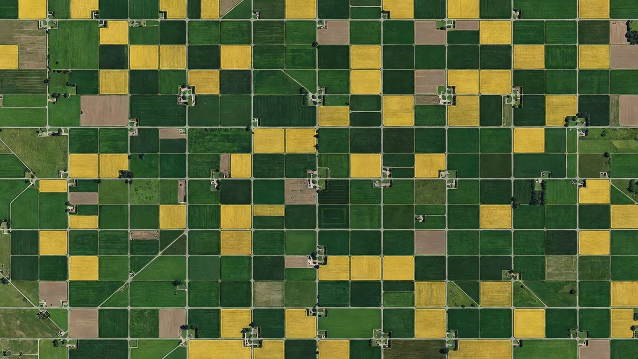 Farmland-grid panel