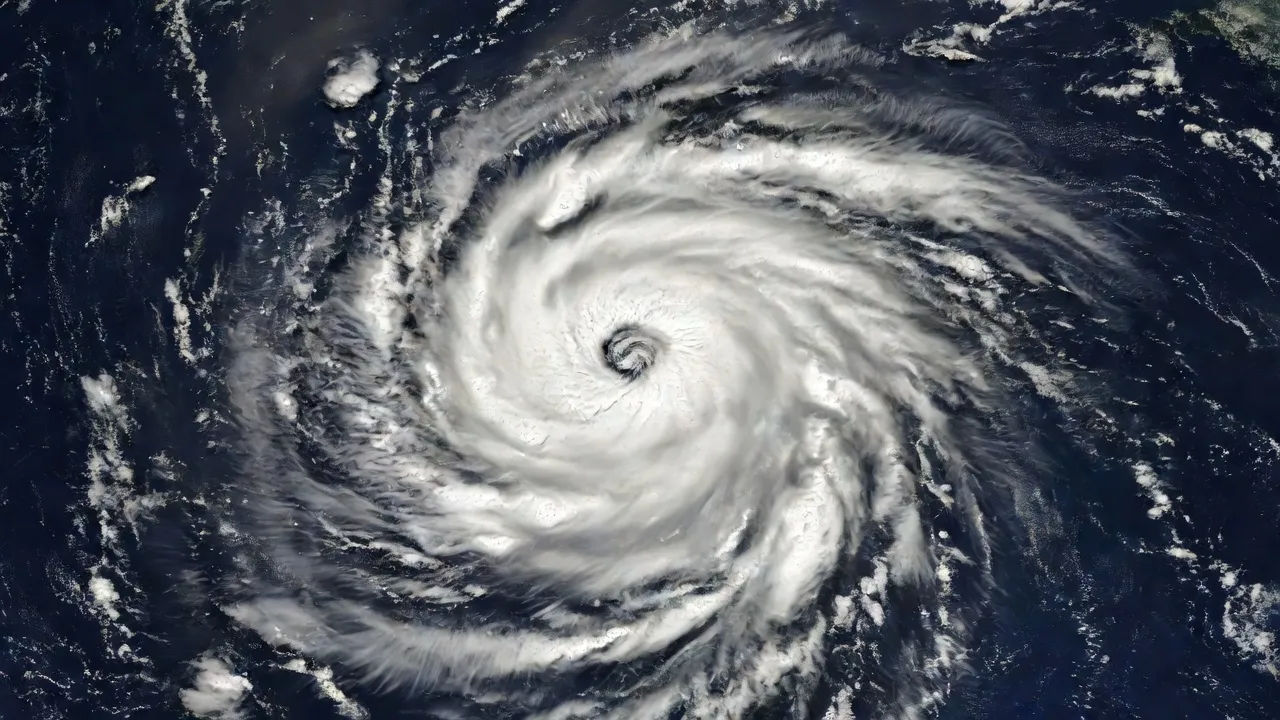 Cloud-swirl establishing shot