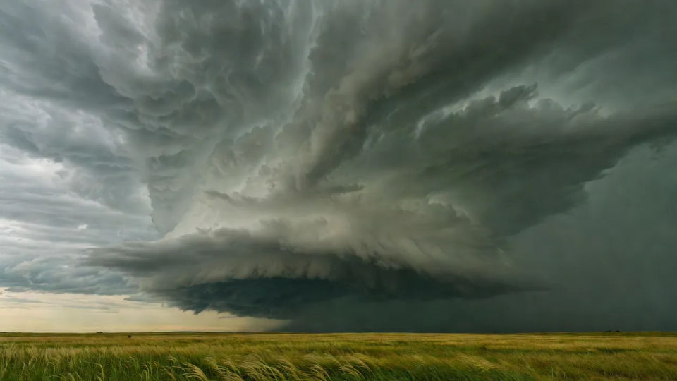 Wide supercell panorama
