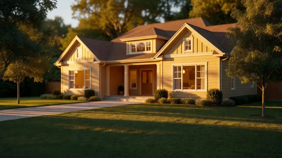 Exterior hero for AI image generation for property marketing