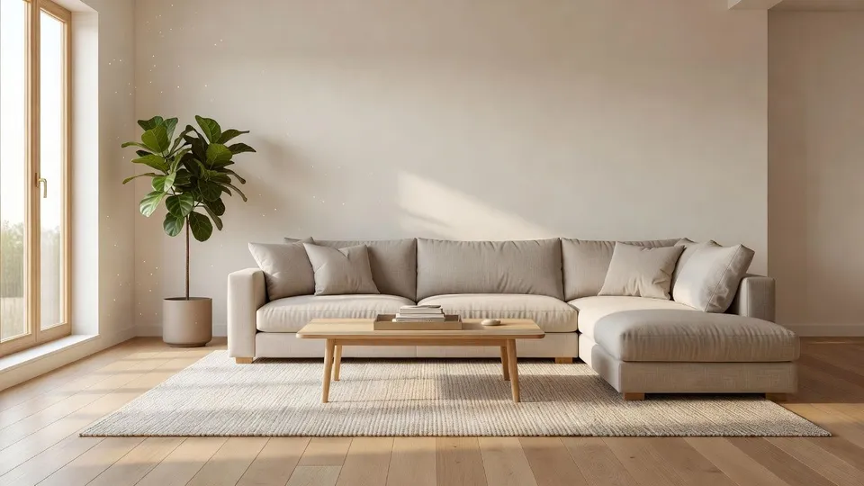 Living room for AI virtual staging for realtors