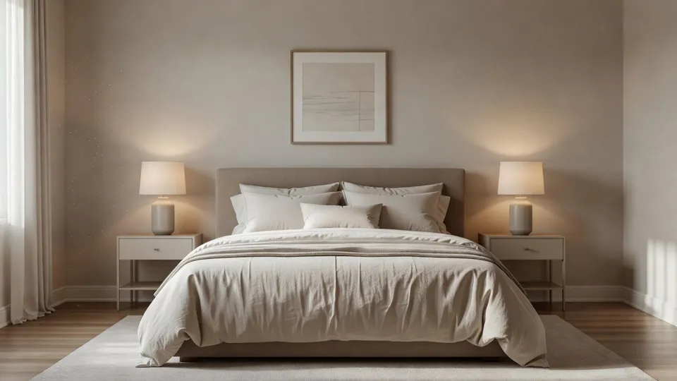 Bedroom for AI virtual staging for realtors