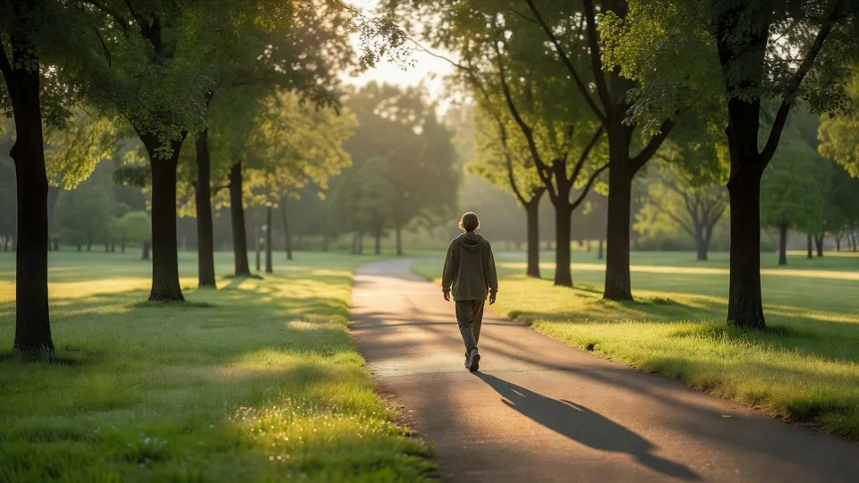 Wellness lifestyle scene for AI visuals for healthcare marketing