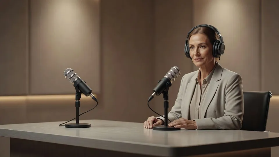 Clean interview voice for AI voice for podcasters