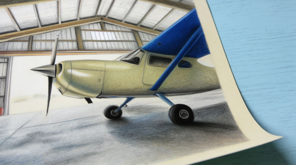 Hangar interior