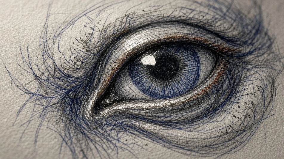 Macro eye detail