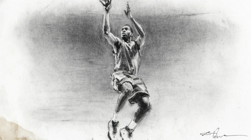 Jump shot at the arc