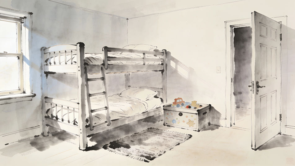 Bunk room for two children
