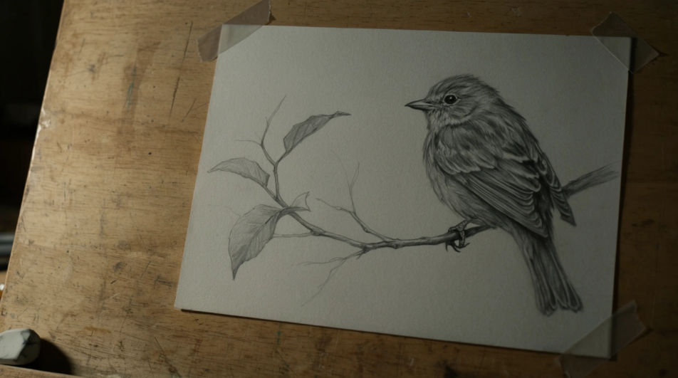 Perched on a branch