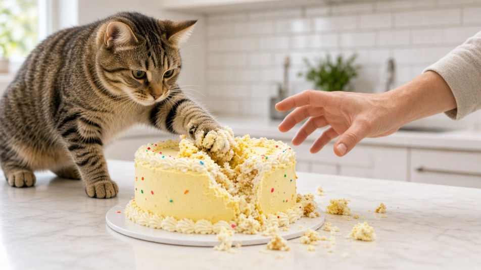 Pet claims the cake
